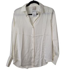 NWT Industry Republic Long Sleeve Button-Up Blouse Women’s Small Inspo Vibes